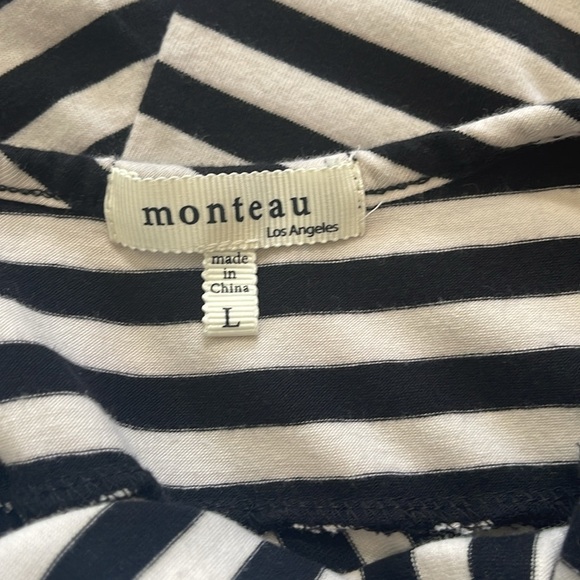 Monteau Striped Maxi Dress Large - Picture 5 of 6